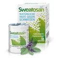 Produktbild: Sweatosan I 50 St. I Natürliche Hilfe gegen Schwitzen I Pflanzliches Arzneimittel mit Salbeiblätterextrakt | Nr. 1 in der Apotheke I Naturkraft Salbei| in Deutschland hergestellt