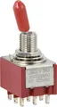 Produktbild: TRU COMPONENTS TC-9354008 Wippschalter 250 V/AC 3A 3 x Ein/Ein rastend 1St.