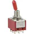 Produktbild: TRU COMPONENTS TC-9354008  Wippschalter 250 V/AC 3 A 3 x Ein/Ein  rastend 1 St.