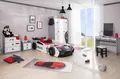 Produktbild: Aileenstore Jugendzimmer-Set Police, (5-tlg., Komplettset 5 teilig mit Autobett, Lattenrost, Heckspoiler, LED)