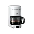 Produktbild: BRAUN KF 47/1 Classic Kaffeemaschine weiß, 10 Tassen