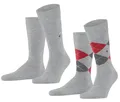 Produktbild: Burlington Herren Everyday Mix Argyle Baumwolle Socken - Grau
