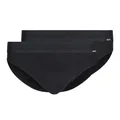 Produktbild: Skiny Herren Cotton Retro Slip, Schwarz (080692), S (2er Pack)