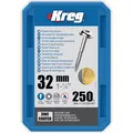 Produktbild: Kreg SML-F125-250-INT Taschenlochschrauben 32 mm Verzinkt Maxi-Loc Feingewinde 250 Stück (250 Schrauben pro Stück) (44421928)