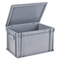 Produktbild: Stabilo Befestigungstechnik Eurobox mit Deckel 400x300x235mm | Aufbewahrungsbox, Box, Kunststoffbox, Lagerbox, Regalbox
