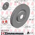 Produktbild: 2x ZIMMERMANN Bremsscheibe 460.1555.20