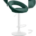 Produktbild: CLP Barhocker Olinda Samt grün/weiß
