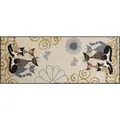 Produktbild: Salonloewe Rosina Wachtmeister Fantasia di Gatti Fußmatte waschbar 075 x 190 cm Flur-Läufer Katzen Wohn-Teppich Schmutzfangmatte