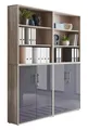 Produktbild: BMG Möbel Aktenschrank Office Edition 11 (Schrankwand Set, 4tlg) abschließbar, matt oder Hochglanz lackiert