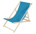 Produktbild: Mucola Gartenstuhl Strandliege Liegestuhl Gartenliege Sonnenliege Strandstuhl Balkonliege (Stück), Inkl. Sicherung gegen ungewolltes Zusammenklappen