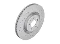 Produktbild: ZIMMERMANN Bremsscheibe 100335652 Vorderachse Gelocht 345mm 30mm für Porsche Audi (FAW) VAG VW (SVW)