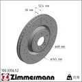 Produktbild: 2x Zimmermann 100.3356.52 Bremsscheibe für AUDI PORSCHE A5 A4 B8 A6 C7 A7 Q5 MA