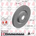 Produktbild: 2x ZIMMERMANN Sport Z Bremsscheibe 100.3356.52