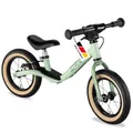 Produktbild: PUKY LR Light BR Laufrad Grün | Ultra-Leicht mit 3,60 kg | Sicherheitslenkergriffe & V-Brake | Anpassbarer Laufradsattel | Sportliches Design | Inklusive Seitenständer & Trittbrett | Ab 2 ½ Jahren