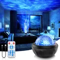 Produktbild: Fokky Sternenhimmel Projektor Kinder Erwachsene, Wasserwellen Galaxy Projector mit 7 Lichtfarben & Fernbedienung, Aurora Lampe, Nachtlicht, Party und Zimmer Deko, Perfekte Geschenkauswahl