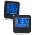 Produktbild: PEARL 2er-Set Kompakte digital Reisewecker, Thermometer, Kalender