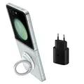Produktbild: Original Samsung Starter Pack für Z Flip5 EF-XF73 Clear Case + Ladeadapter 25 W