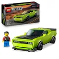 Produktbild: LEGO Speed Champions Dodge Challenger SRT Hellcat Sportwagen - Spielzeugauto mit 1 Minifigur zum Sammeln - Kreatives Rennauto - Rennauto zum Bauen - Geschenk für Jungen, Mädchen ab 9 Jahren 77237