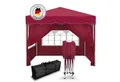 Produktbild: Kronenburg Faltpavillon 3x3 m wasserdicht - Gartenpavillon, Partyzelt stabil, UV-Schutz 50+, mit 4 Seitenteilen, Wetterfester Schutz, Leichter Aufbau, Inklusive Tragetasche & Zubehör