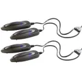 Produktbild: infactory UV Schuhdesinfektion: 2er-Set elektrische Schuhtrockner mit UV-Licht