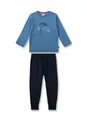Produktbild: Sanetta Jungen-Schlafanzug lang Blau | Hochwertiger und bequemer Schlafanzug aus Bio-Baumwolle für Jungen. Pyjamaset für Jungen 092