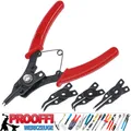 Produktbild: Sprengringzange Seegeringzange Set Sicherungs Ring Zange Innen Außen 160mm 5-tlg