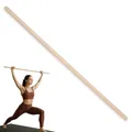 Produktbild: MOE UHANE® Gymnastikstab aus Holz 100 cm für Training, Yoga, Fitness, Mobilität und Gleichgewicht, Holzstab zum Dehnen für Kinder und Erwachsene