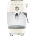 Produktbild: SMEG ECF03CREU Premium Siebträgermaschine creme Siebträgergerät