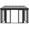 Produktbild: Juskys Wintergarten, Dunkelgrau, Metall, 428x312x292 cm, Sonnen- & Sichtschutz, Pavillons & Pergolas, Pergolas
