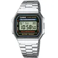 Produktbild: Unisex-Uhr Casio A168W-1 Schwarz Silberfarben [Ø 36 mm]
