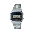 Produktbild: CASIO A168WA-1WCR,Uhr,Digitaluhr,Silber,Illuminator,digital,retro,Vintage,Iconic