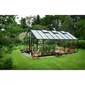 Produktbild: Juliana Gewächshaus 'Gärtner' 368 x 583 cm mit 3 mm Sicherheitsglas anthrazit/schwarz