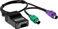 Produktbild: TrendNet TK-CAT5P Adapter [2x PS/2-Stecker - 1x VGA-Stecker, RJ45-Buchse 8p8c]