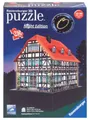 Produktbild: Ravensburger 3D Puzzle mit LED Schwarzwaldhaus Night Edition 216 Teile