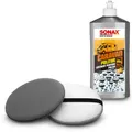 Produktbild: SONAX 500 ml CARAVAN POLITUR WOHNWAGEN LACK GKF + HAND POLIERPAD Ø 20cm SET
