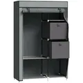 Produktbild: Homcom Stoffschrank,, Dunkelgrau, Textil, 42.5x162.5x102 cm, Schlafzimmer, Kleiderschränke, Stoffschrank