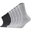 Produktbild: Camano Kurzsocken Unisex Socken 9er Pack Baumwolle (Packung, 9er Pack) bunt|grau 43-46