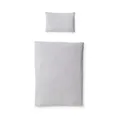 Produktbild: Ehrenkind® Bettwäsche-Set Renforcé | 100% Bio-Baumwolle | Standard 100 by Oeko-TEX | 100x135cm + 40x60cm Hellgrau | Bettwäsche 135x100