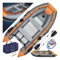 Produktbild: KESSER Schlauchboot für 2 - 4 Personen - WAVE Motor geeignet Freizeitboot Paddelboot Motorboot Angelboot - mit 1 - 2 Sitzbänken - Alu-Boden Paddel Pumpe Reparaturset & Tasche aufblasbar PVC