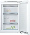 Produktbild: Bosch GIV21AFE0 Serie 6 Einbau-Gefrierschrank, 88 x 56 cm Nische, 97 L, Flachscharnier, Made in Germany, LowFrost seltener abtauen, BigBox Platz für großes Gefriergut