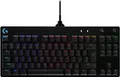Produktbild: Logitech G Pro Mechanical Gaming Keyboard - Tastatur - backlit - USB - Deutschland - Tastenschalter: GX Blue Clicky - Schwarz