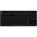 Produktbild: Logitech G Pro Gaming Keyboard Kalih GX-BLUE USB Deutsch schwarz (kabelgebunden)