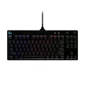 Produktbild: Logitech G PRO Kabelgebunden Gaming-Tastatur Deutsch, QWERTZ Schwarz