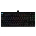 Produktbild: Logitech G PRO Mechanische Gaming-Tastatur - GX Blue Clicky - DEU QWERTZ