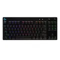 Produktbild: Logitech G PRO TKL mechanische Gaming-Tastatur, GX Blue Clicky Switches QWERTZ