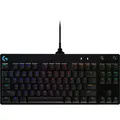 Produktbild: Logitech G PRO, Gaming-Tastatur (schwarz, DE-Layout, GX Blue)