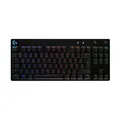 Produktbild: Logitech G PRO Mechanische Gaming-Tastatur Tenkeyless, QWERTZ Deutsch, Schwarz