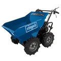 Produktbild: Scheppach Benzin Dumper DP3000 Motorschubkarre | 300kg Traglast | 5,6 PS | 3-Vorwärts-/1-Rückwärtsgang | Allradantrieb | Muldenkipper Mini Motor-Schubkarre Mini-Raupe