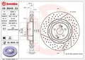 Produktbild: 2x BREMBO 09.B848.33 Bremsscheibe für MERCEDES-BENZ