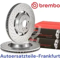 Produktbild: 2x BREMBO Bremsscheiben VORNE MERCEDES BENZ AMG GT X290 C / E KLASSE W205 W213